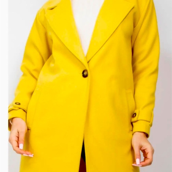 💛Yellow Women's Coat💛 - Picture 2 of 5